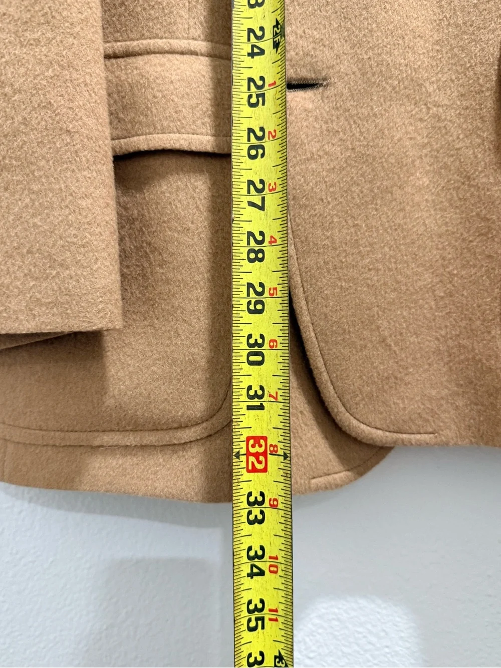 Vintage Camel Wool Barrister Blazer